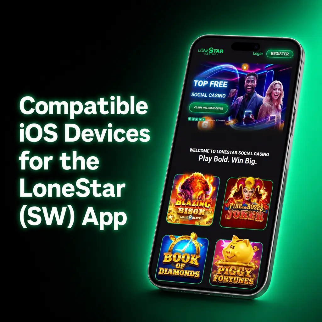 List of compatible iPhone models for the LoneStar app, from iPhone X to iPhone 15 Pro series